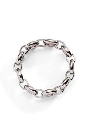 Alex and Ani Frozen Mariner Chain Ring in Silver at Nordstrom, Size 7