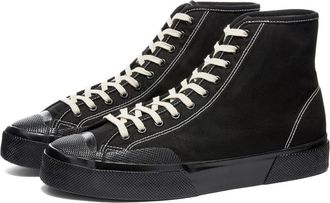 Superga 2433-W Moleskin High - Heren - Sneakers - Zwart - 36 EU - Katoen - Schoenen