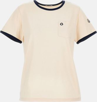 Moncler Beige Logo T-Shirt
