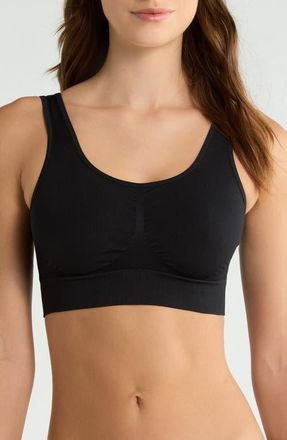 Nordstrom Seamless Tank Bralette in Black at Nordstrom, Size X-Small