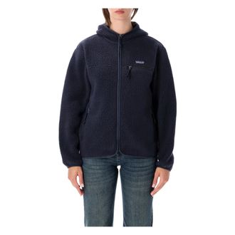 Patagonia Fitness, Dames, Blauw, XS, Polyester, Retro Pile Hoody