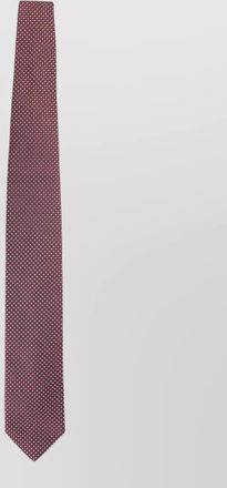 Lanvin slim tie circle dot motif design