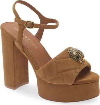Kurt Geiger Kensington Platform Sandal in Tan at Nordstrom Rack, Size 11Us / 42Eu
