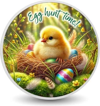 OEM Hora De La B&uacute;squeda De Huevos: Aventura De Pollitos De Primavera Moneda De Plata De 1 Oz