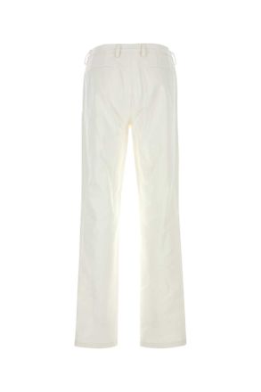 Rier Mens White Denim Jeans Exterior: Cotton