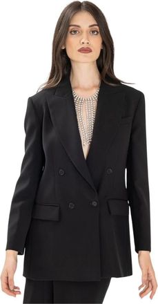 P.A.R.O.S.H. Blazer Oversize - Dames - Blazers - Zwart - XS - Jassen