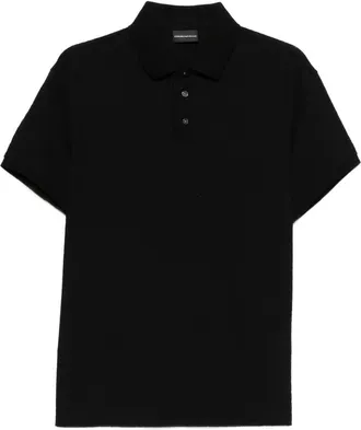 Emporio Armani Logo-jacquard Polo Shirt