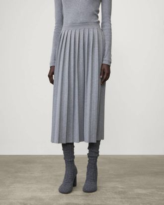 Lisa Yang The Minda Skirt In Deep Cloud