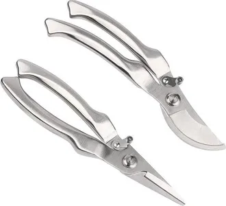 OEM Tijeras De Podar De Acero Con Sistema De Retroceso - Ahorro De Energ&iacute;a - Modelo De Codo - Para Ramas Gruesas Y Bons&aacute;is - 2 Piezas