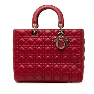 Dior Pre-owned Dior Large Lambskin Cannage Lady Dior Ladies ASWPN0RJT6B2F59B
