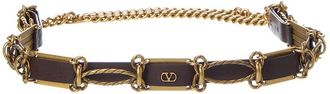 Valentino Vlogo Signature Leather Belt