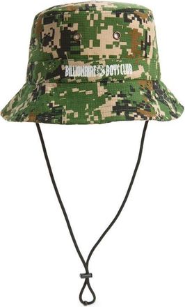 Billionaire Boys Club Kids BB Retreat Digital Camo Cotton Ripstop Bucket Hat in Sesame at Nordstrom, Size Large/x-Large