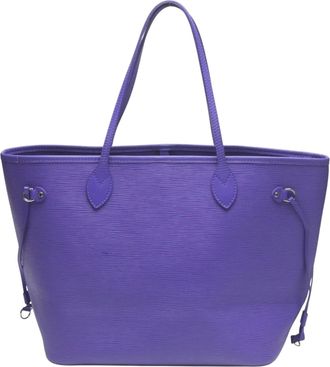 Louis Vuitton Figue Or Purple Epi Leather Shoulder Bag Tote Bag (Pre-Owned)