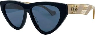 Gucci Zonnebril - Dames - Zonnebrillen - Zwart - ONE Size - Accessoires