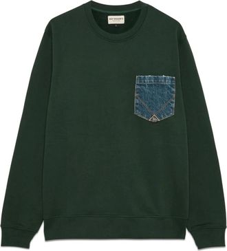 Roy Rogers Felpa girocollo - - Sweatshirts & Hoodies - Uomo - Verde - M