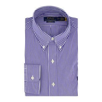 Polo Ralph Lauren Heren, Overhemden, Blauw, Maat: M Katoen