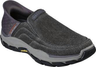 Skechers Mens Holmgren Slip-On In Charcoal