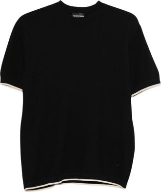 Emporio Armani T-shirts en Polos - Heren - T-shirts - Zwart - XL - Tops