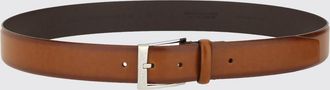 HUGO BOSS Adjustable Leather Belt with a Classic Pin Buckle