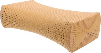 OEM Coj&iacute;n De Sauna De Rat&aacute;n Sint&eacute;tico, Almohada Cervical Ergon&oacute;mica Para Personas Mayores, Soporte Lumbar &Oacute;ptimo, Accesorio De Relajaci&oacute;n Duradero Para El