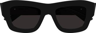 Bottega Veneta BV1357S001 Square Full Rim Sunglasses - Black