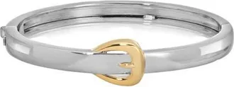 Native Gem Hipster Belt Bangle Bracelet in Silver at Nordstrom, Size 6.5