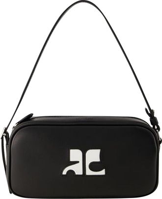 Courrèges Réedition Baguette Bag - Courreges - Leather - Black
