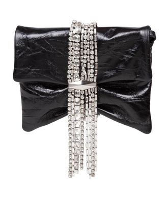 Jimmy Choo London Clutch Bag In Metallic Leather With A Vintage Effect