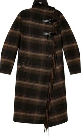 Isabel Marant Gihan Jas - Dames - Mantel - Veelkleurig - M - Wol - Jassen