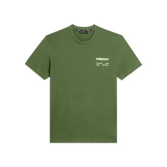Freddy T-shirt in cotone con logo effetto gommato