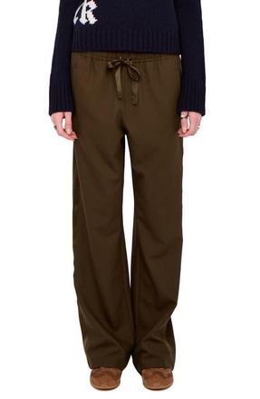 Zadig&Voltaire Poma Tailleur Drawstring Pants in Moss at Nordstrom, Size 4 Us