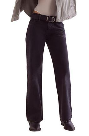 Free People Tennessee Low Rise Boyfriend Jeans in Hideaway Black at Nordstrom Rack, Size 31
