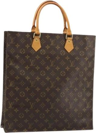 Louis Vuitton Pre-owned Tote Bags, female, Brown, Size: ONE SIZE Pre-owned Sac Plat Hand Bag