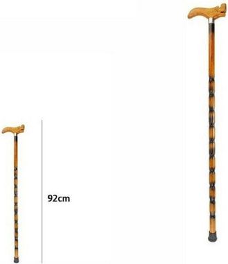 Trade Shop Trade Shop - Bastone Da Passeggio Per Anziani Disabili In Legno Lunghezza 92 Cm 65547