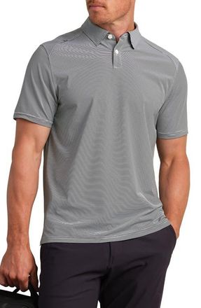 Rhone Commuter Polo in Lichen Green Stripe at Nordstrom, Size Large