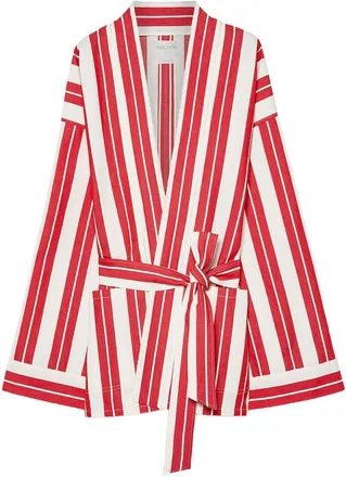 Forte_Forte Forte Forte Womens Striped Kimono Jacket