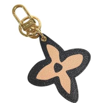 Louis Vuitton Pre-owned Accessories, female, Beige, Size: ONE SIZE Pre-owned Canvas Keyring