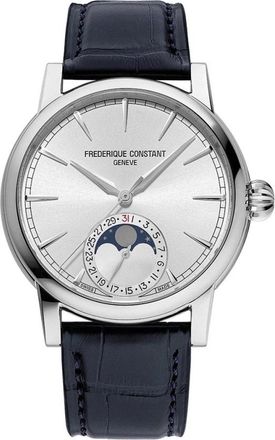 Frederique Constant Classic Moonphase Date - Dames - Horloges - Grijs - ONE Size - Accessoires