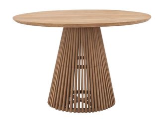 VENTE-UNIQUE.COM Mesa jard&iacute;n madera color natural claro