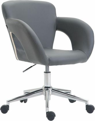 Clp Sedia da ufficio Edison in similpelle grigio