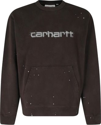 Carhartt Work in Progress Painter Sweatshirt - Heren - Sweatshirts - Bruin - S - Katoen - Hoodies & sweatvesten