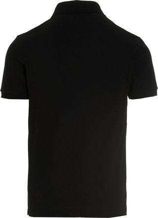 Dolce & Gabbana Mens Black Cotton Polo Shirt