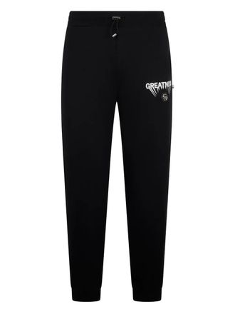 Philipp Plein logo track pants - Black