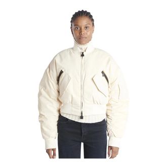 K-Way Loncrop Thermo Shiny Twill Jacket - female - K-Way - Bomber Jackets - White - S - Jackets
