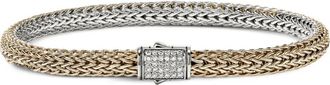 John Hardy Bracciale Icon in oro giallo 14 carati e argento sterling