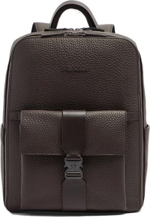 Piquadro Tassen, Heren, Bruin, ONE Size, Katoen, Leren Reistas Rugzak