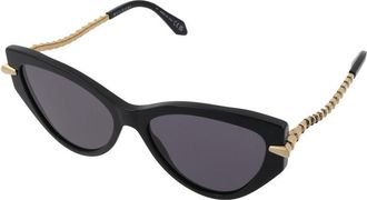 Bulgari BV40001I Cat-Eye Sunglasses - Black