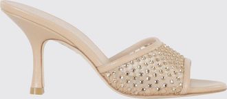 Stuart Weitzman Mules in nylon a rete con strass