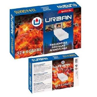 Urban Pastillas De Encendido, Blancas, Caja Completa 32x, 1152 Pastillas (864 + 288 Gratis)