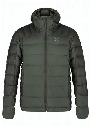 Montura Quilted Nylon Down Jacket With Hood And Contrast Lining
